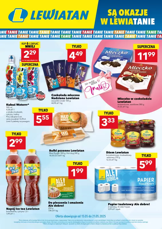 LEWIATAN - gazetka promocyjna Są okazje w Lewiatanie  