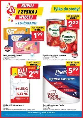 LEWIATAN - gazetka promocyjna Kupuj i zyskaj więcej  do środy 21.05