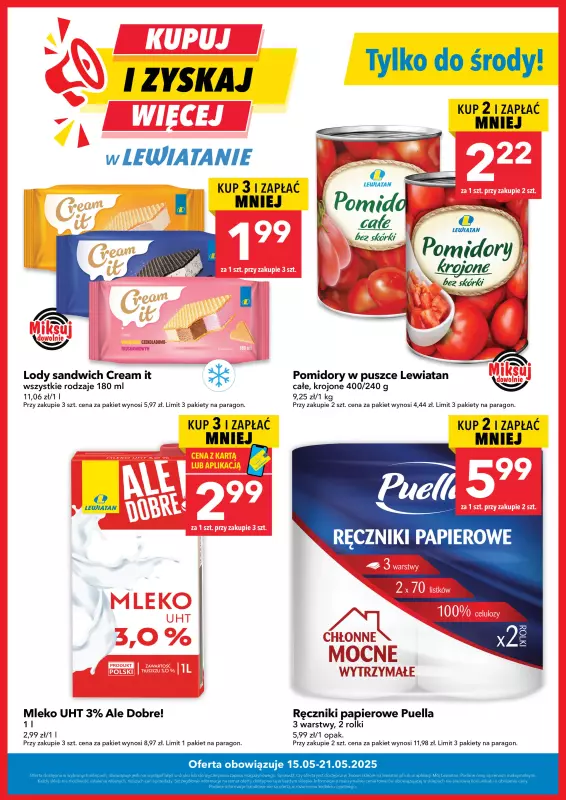 LEWIATAN - gazetka promocyjna Kupuj i zyskaj więcej  