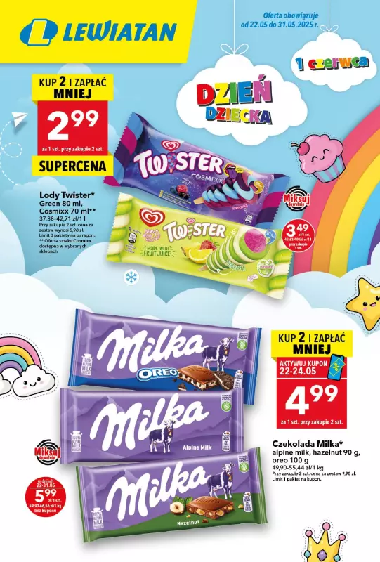 LEWIATAN - gazetka promocyjna Są okazje w Lewiatanie  