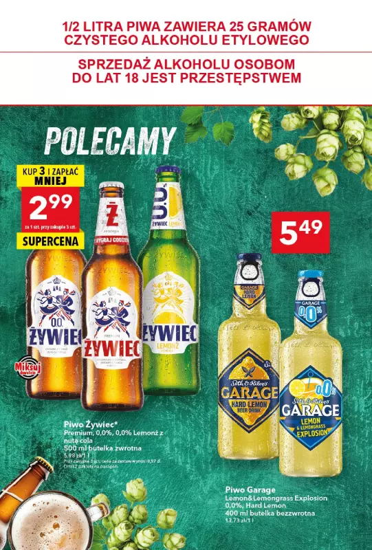 LEWIATAN - gazetka promocyjna Są okazje w Lewiatanie  do środy 25.06 - strona 18