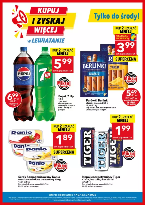 LEWIATAN - gazetka promocyjna Kupuj i zyskaj więcej  