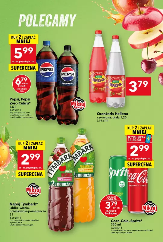 LEWIATAN - gazetka promocyjna Są okazje w Lewiatanie od środy 13.08 do środy 20.08 - strona 12