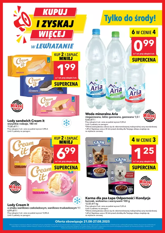 LEWIATAN - gazetka promocyjna Kupuj i zyskaj więcej  