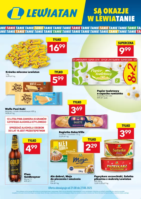 LEWIATAN - gazetka promocyjna Są okazje w Lewiatanie  
