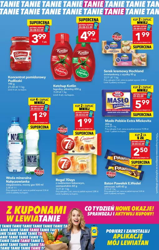 LEWIATAN - gazetka promocyjna Z kuponami w Lewiatanie od czwartku 28.08 do środy 03.09