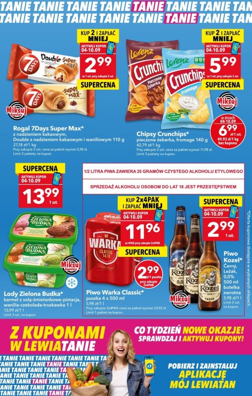 LEWIATAN - gazetka promocyjna Z kuponami w Lewiatanie od czwartku 04.09 do środy 10.09 - strona 2