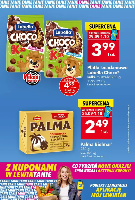 LEWIATAN - gazetka promocyjna Są okazje w Lewiatanie  do środy 01.10 - strona 4