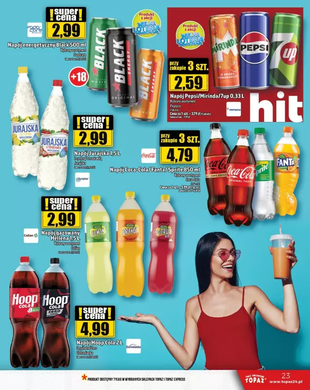 TOPAZ - gazetka promocyjna Gazetka od czwartku 05.09 do środy 11.09 - strona 23