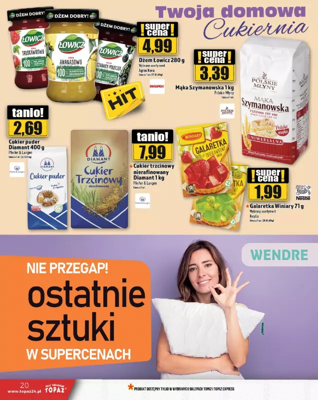 TOPAZ - gazetka promocyjna Gazetka od czwartku 21.11 do środy 27.11 - strona 20