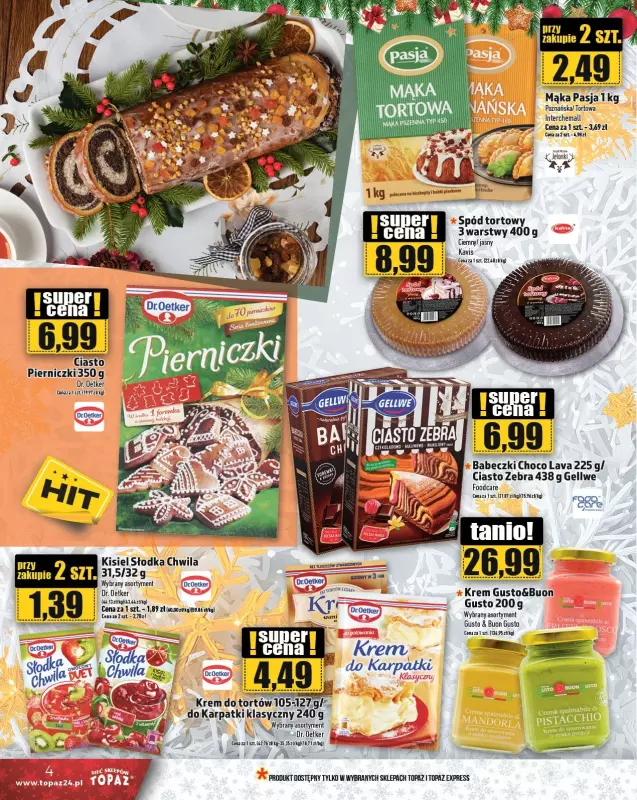 TOPAZ - gazetka promocyjna Gazetka od czwartku 05.12 do środy 11.12 - strona 4