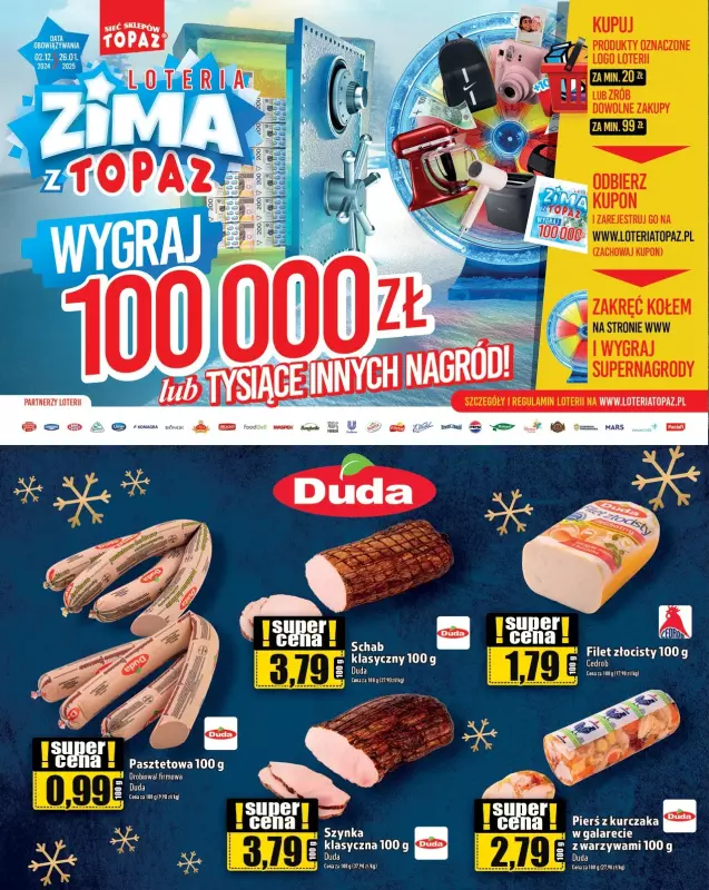 TOPAZ - gazetka promocyjna Gazetka od czwartku 16.01 do środy 22.01 - strona 2