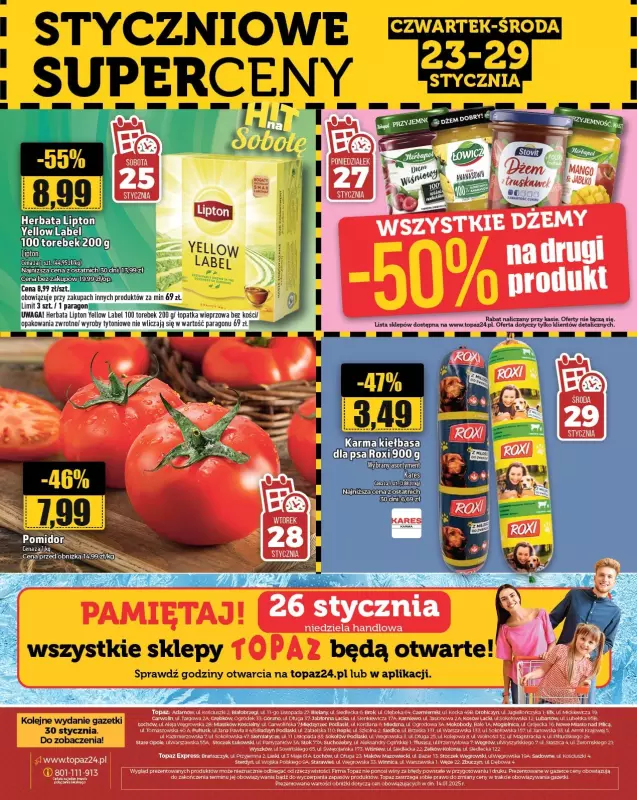 TOPAZ - gazetka promocyjna Gazetka od czwartku 23.01 do środy 29.01 - strona 28