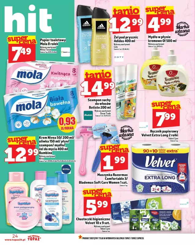 TOPAZ - gazetka promocyjna Gazetka od czwartku 06.02 do środy 12.02 - strona 24