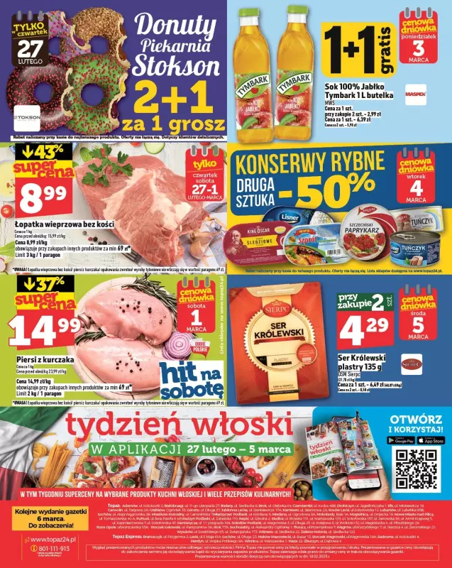 TOPAZ - gazetka promocyjna Gazetka od czwartku 27.02 do środy 05.03 - strona 28