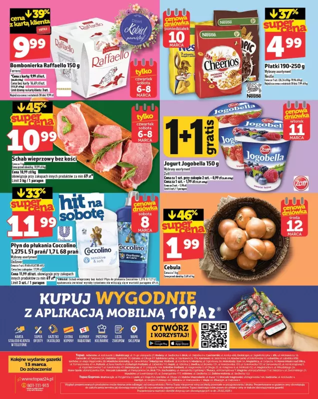 TOPAZ - gazetka promocyjna Gazetka od czwartku 06.03 do środy 12.03 - strona 28