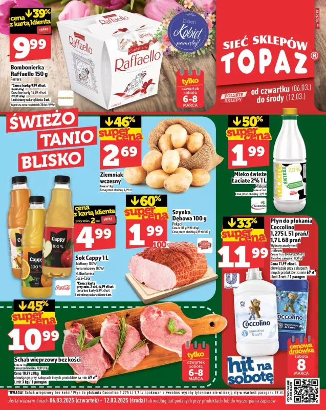 TOPAZ - gazetka promocyjna Gazetka od czwartku 06.03 do środy 12.03