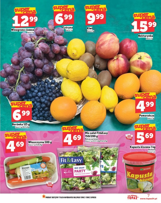 TOPAZ - gazetka promocyjna Gazetka od czwartku 27.03 do środy 02.04 - strona 7