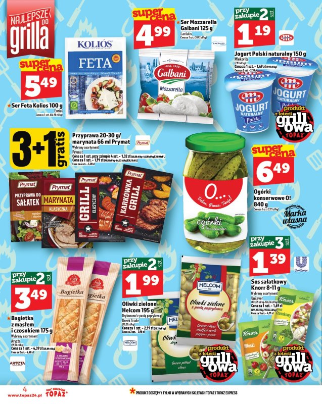 TOPAZ - gazetka promocyjna Gazetka od czwartku 24.04 do środy 30.04 - strona 4