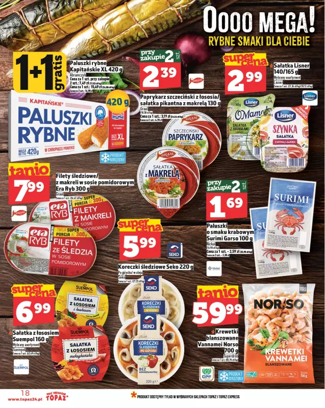TOPAZ - gazetka promocyjna Gazetka od piątku 02.05 do środy 07.05 - strona 18