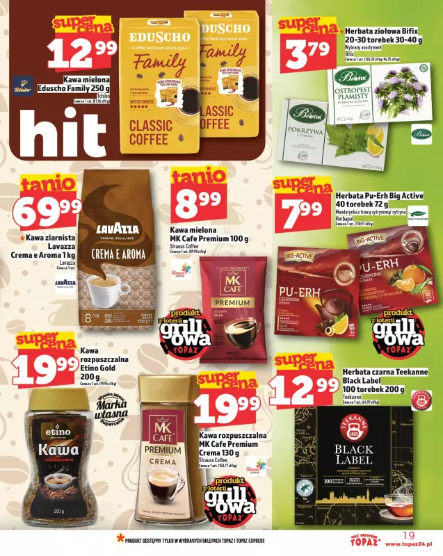 TOPAZ - gazetka promocyjna Gazetka od piątku 02.05 do środy 07.05 - strona 19