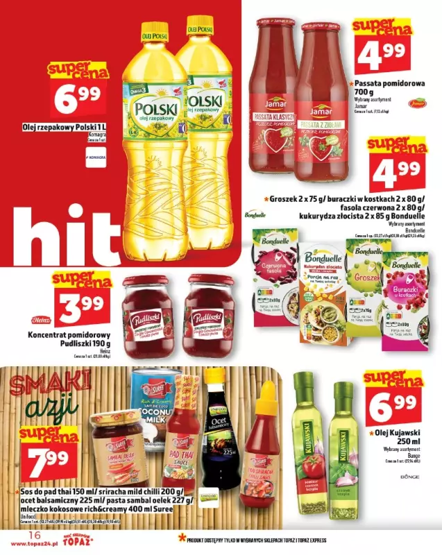 TOPAZ - gazetka promocyjna Gazetka od czwartku 24.04 do środy 30.04 - strona 16