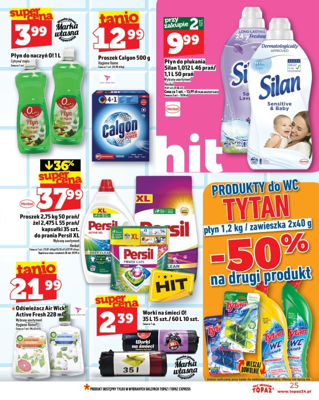 TOPAZ - gazetka promocyjna Gazetka od czwartku 08.05 do środy 14.05 - strona 25