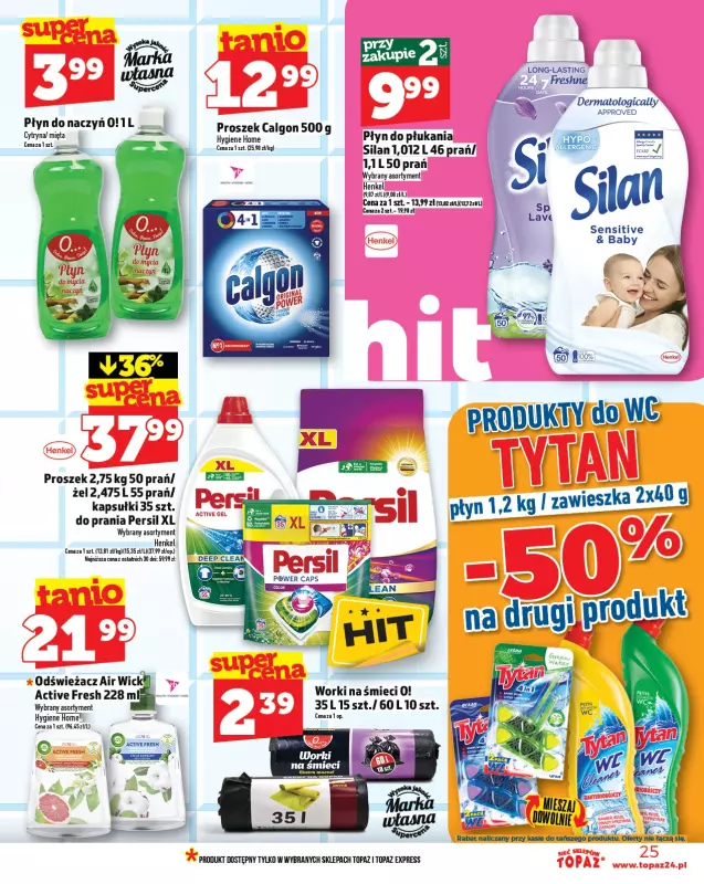 TOPAZ - gazetka promocyjna Gazetka od czwartku 08.05 do środy 14.05 - strona 25