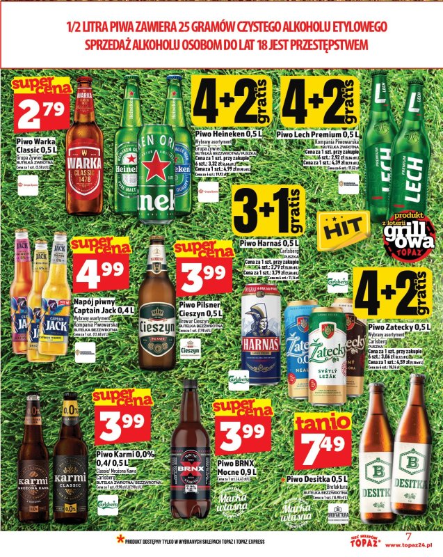 TOPAZ - gazetka promocyjna Gazetka od czwartku 08.05 do środy 14.05 - strona 7
