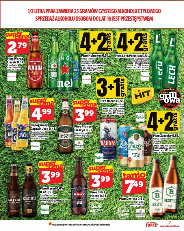 TOPAZ - gazetka promocyjna Gazetka od czwartku 08.05 do środy 14.05 - strona 7