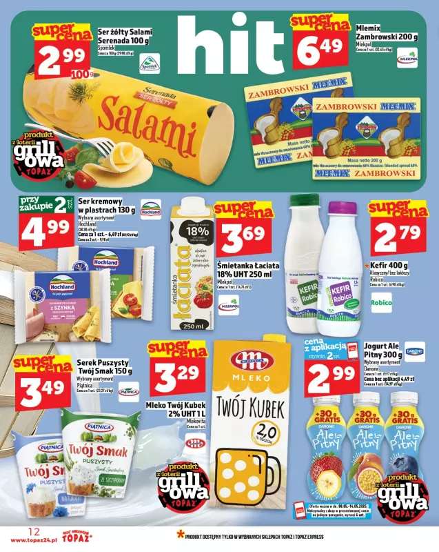 TOPAZ - gazetka promocyjna Gazetka od czwartku 08.05 do środy 14.05 - strona 12