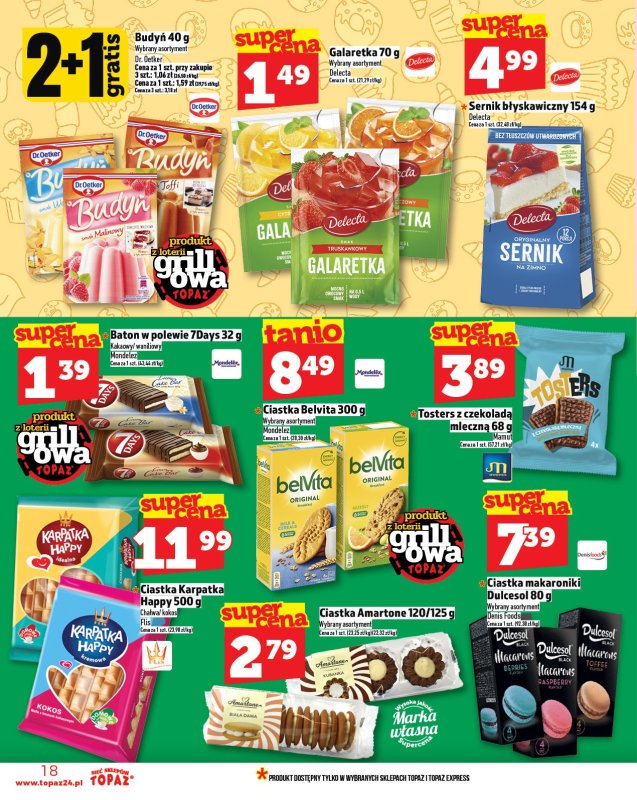 TOPAZ - gazetka promocyjna Gazetka od czwartku 08.05 do środy 14.05 - strona 18