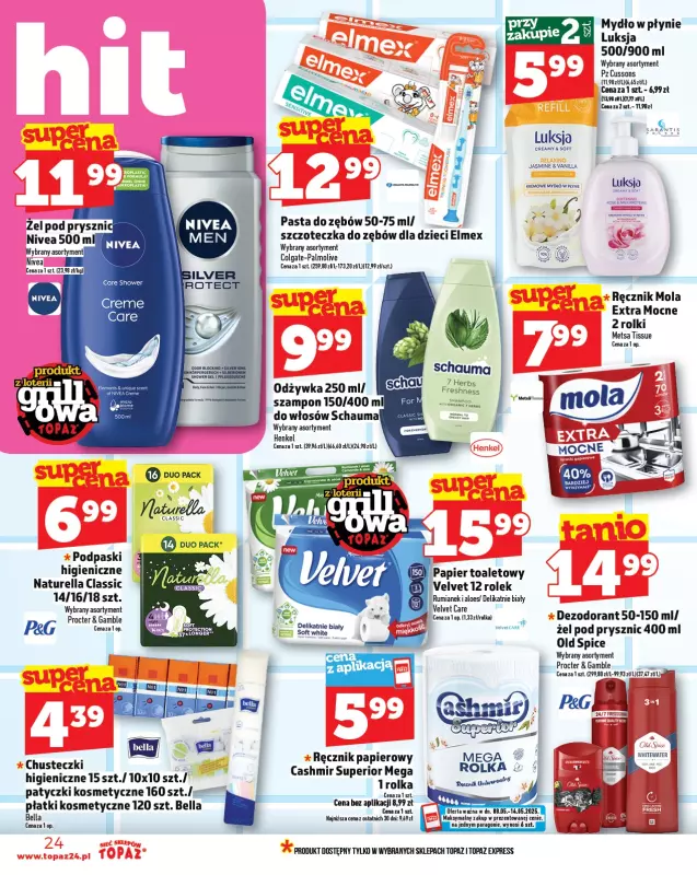 TOPAZ - gazetka promocyjna Gazetka od czwartku 08.05 do środy 14.05 - strona 24