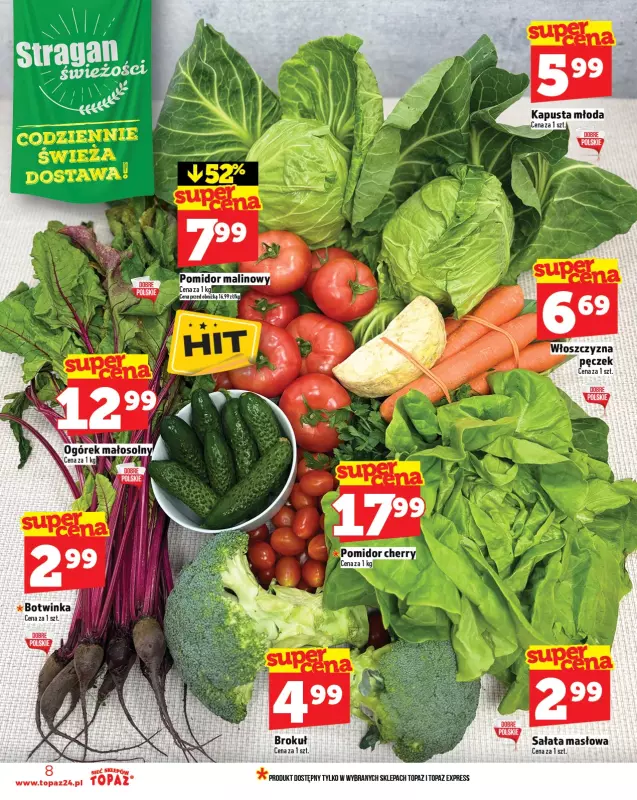 TOPAZ - gazetka promocyjna Gazetka od czwartku 08.05 do środy 14.05 - strona 8