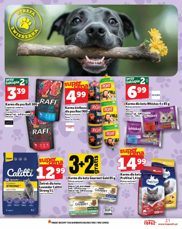 TOPAZ - gazetka promocyjna Gazetka od czwartku 08.05 do środy 14.05 - strona 21