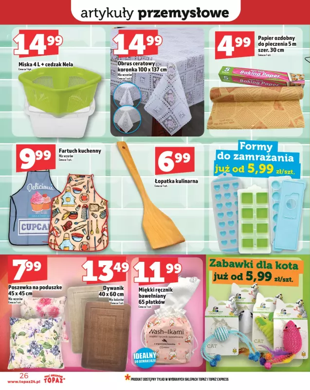 TOPAZ - gazetka promocyjna Gazetka od czwartku 15.05 do środy 21.05 - strona 26