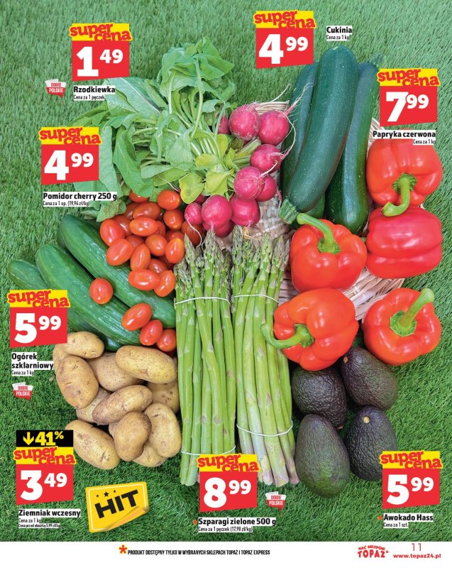 TOPAZ - gazetka promocyjna Gazetka od czwartku 15.05 do środy 21.05 - strona 11