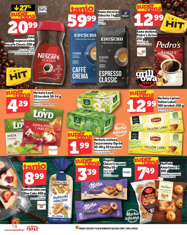 TOPAZ - gazetka promocyjna Gazetka od czwartku 15.05 do środy 21.05 - strona 18