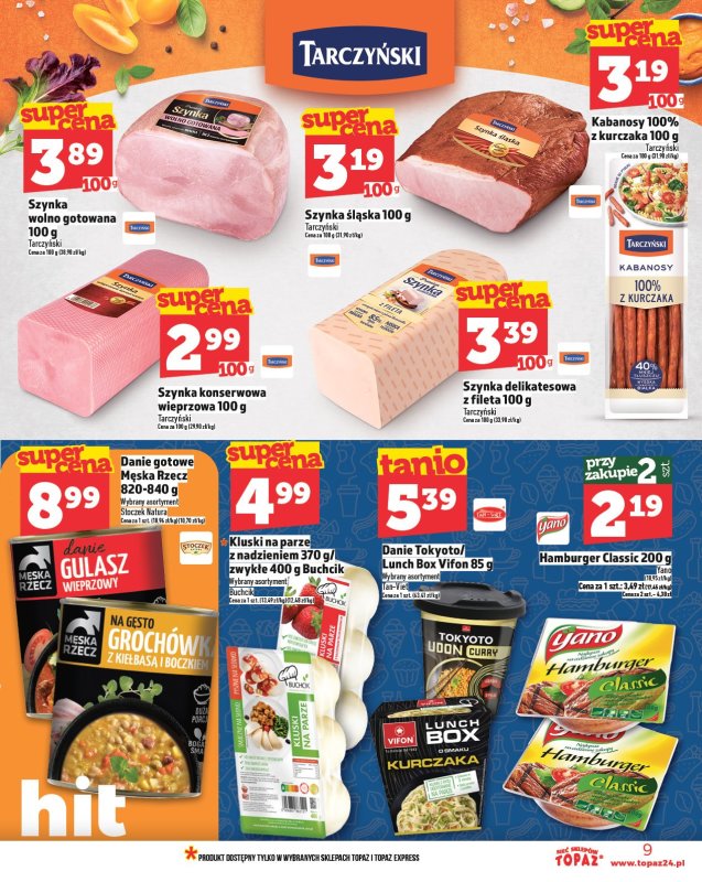 TOPAZ - gazetka promocyjna Gazetka od czwartku 15.05 do środy 21.05 - strona 9