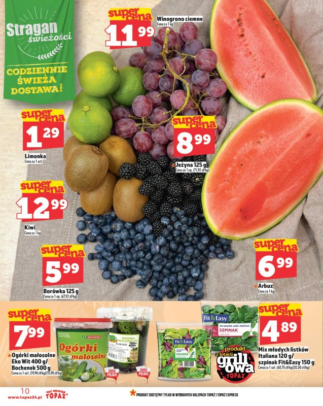 TOPAZ - gazetka promocyjna Gazetka od czwartku 15.05 do środy 21.05 - strona 10