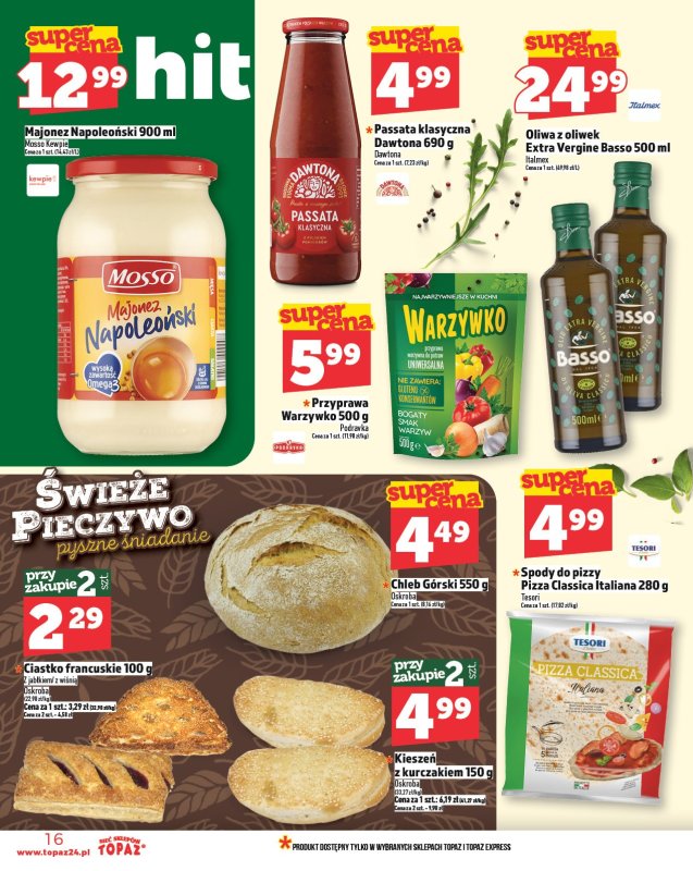TOPAZ - gazetka promocyjna Gazetka od czwartku 15.05 do środy 21.05 - strona 16