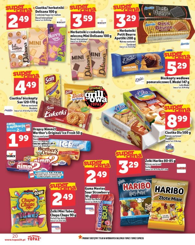 TOPAZ - gazetka promocyjna Gazetka od czwartku 15.05 do środy 21.05 - strona 20