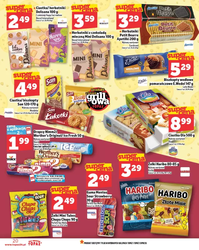 TOPAZ - gazetka promocyjna Gazetka od czwartku 15.05 do środy 21.05 - strona 20