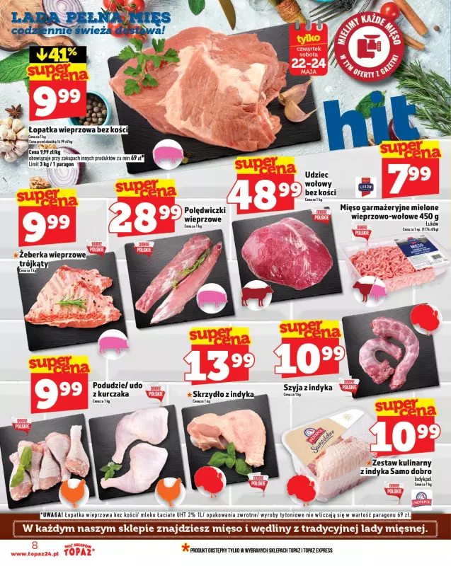 TOPAZ - gazetka promocyjna Gazetka od czwartku 22.05 do środy 28.05 - strona 8