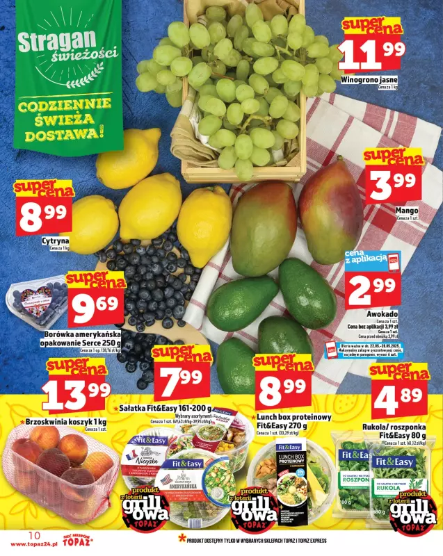 TOPAZ - gazetka promocyjna Gazetka od czwartku 22.05 do środy 28.05 - strona 10