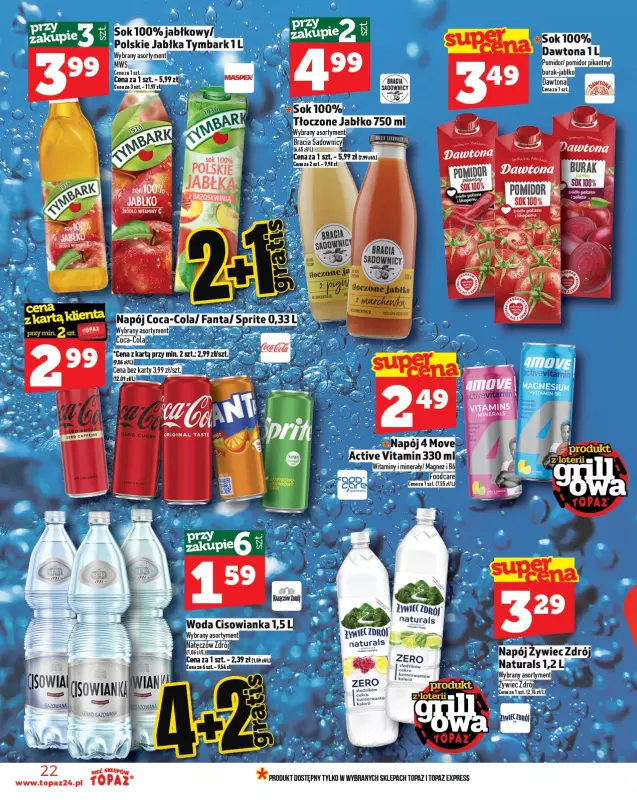 TOPAZ - gazetka promocyjna Gazetka od czwartku 22.05 do środy 28.05 - strona 22