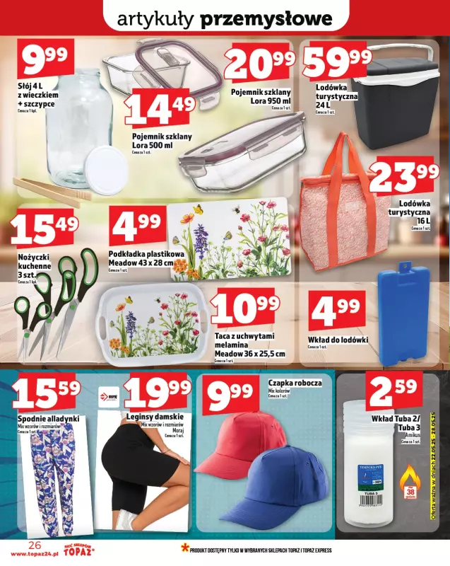 TOPAZ - gazetka promocyjna Gazetka od czwartku 22.05 do środy 28.05 - strona 26