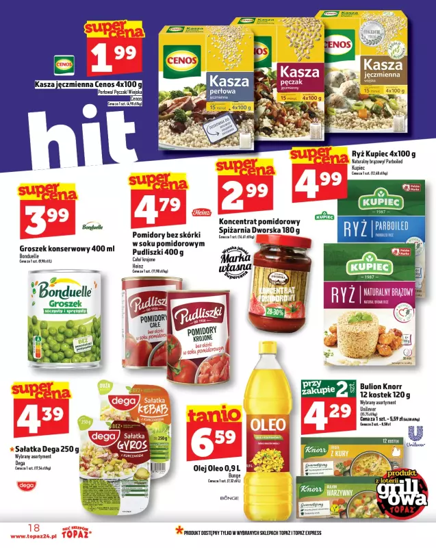 TOPAZ - gazetka promocyjna Gazetka od czwartku 22.05 do środy 28.05 - strona 18