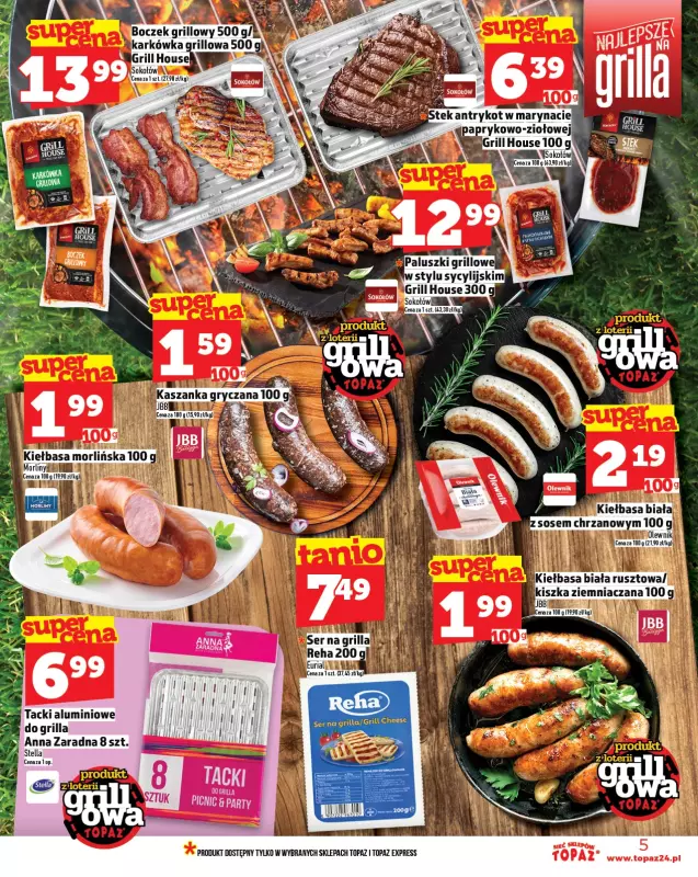 TOPAZ - gazetka promocyjna Gazetka od czwartku 22.05 do środy 28.05 - strona 5