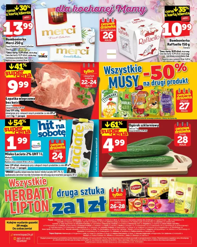 TOPAZ - gazetka promocyjna Gazetka od czwartku 22.05 do środy 28.05 - strona 28